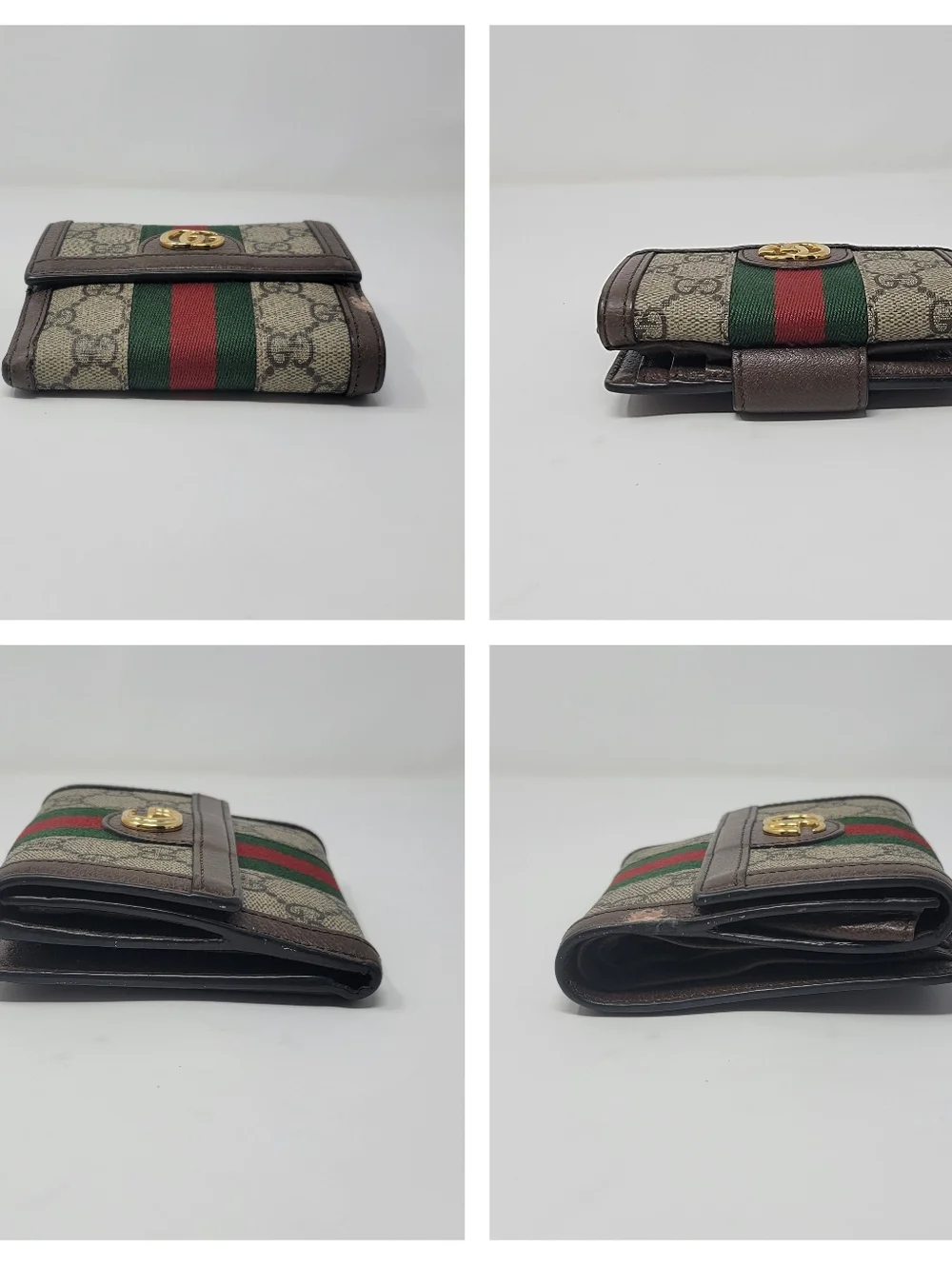 GUCCI Ophidia GG French Flap Wallet - Picture 10 of 10